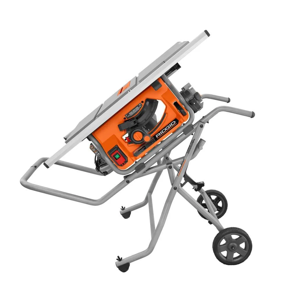 10 in. Pro Jobsite Table Saw with Stand and 16-Gauge 2-1/2 in. Straight Finish Nailer