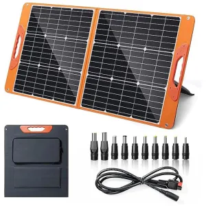 100W Portable Solar Panel , Embrace the Sun'S Power with Advanced Solar Solutions. Foldable 100W Solar Panel for Camping, Hiking, Off-Grid Living.