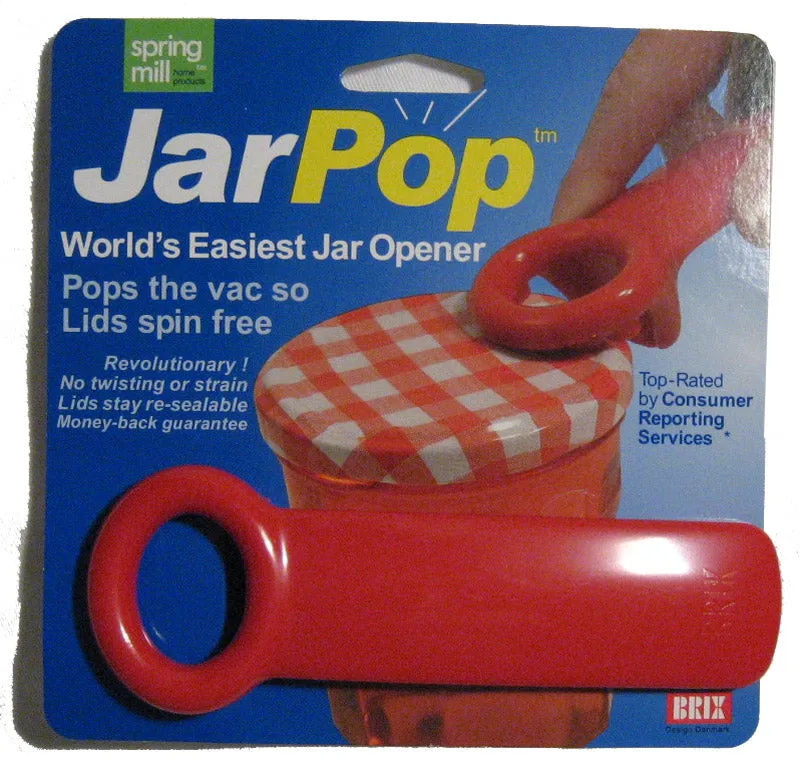 12 Jar Pop Opener Jarpop Jarkey Vacuum Rim Lid Lifter Top Stocking Stuffer Gift