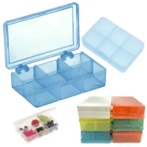 2 Pack Plastic Storage Containers Jewelry Box Bead Button Craft Screws Organizer 2 Pack Plastic Storage Containers Jewelry Box Bead Button Craft Screws Organizer