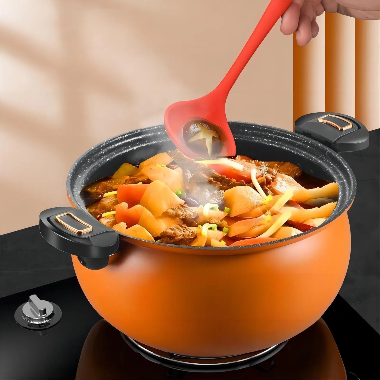 2025 HOT SALE -49% OFFLarge Capacity McRib Stone Micro-Pressure Cooker