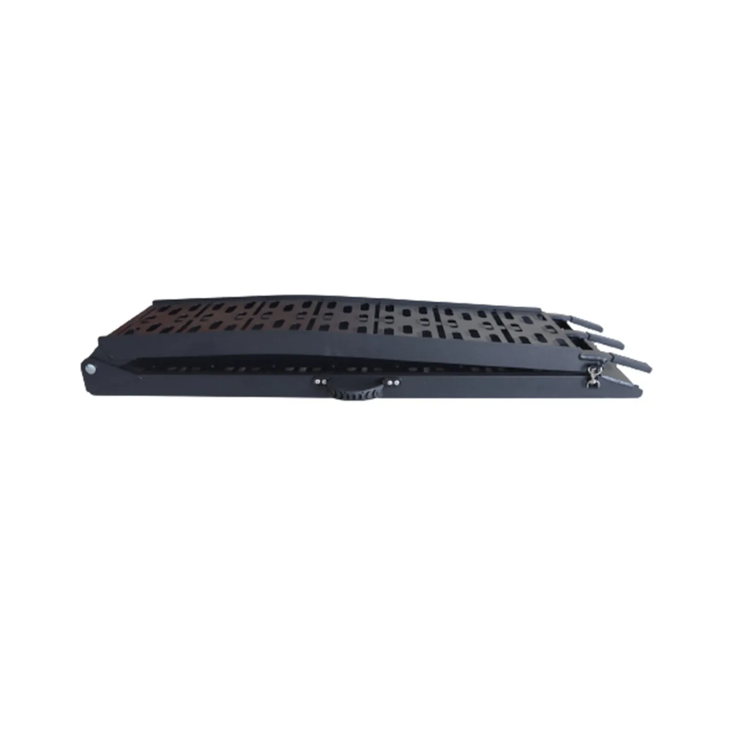 2x Foldable Aluminium ATV Loading Ramp | Color: Black | Rigg Brand