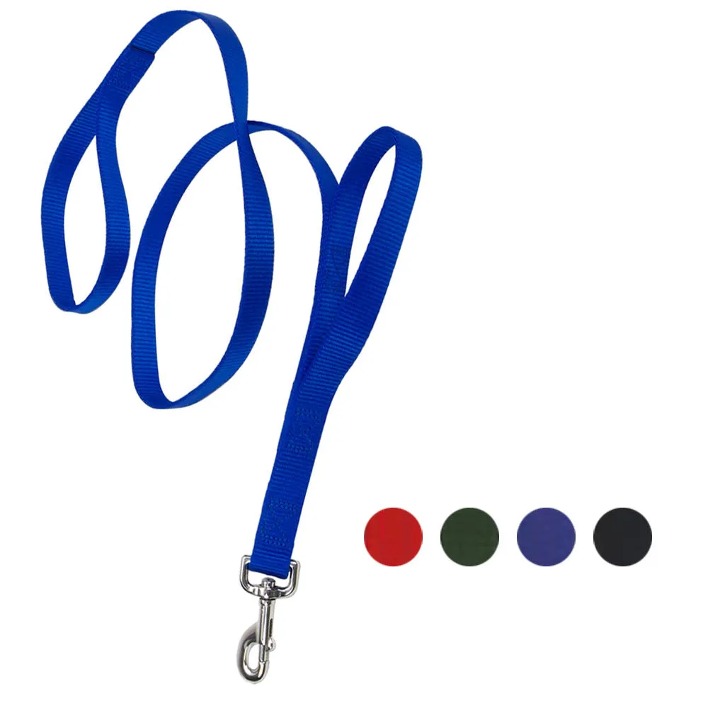 4 Pc Dog Leash Control Handle Heavy Duty Nylon Lead Walking Harness Rope 48"L