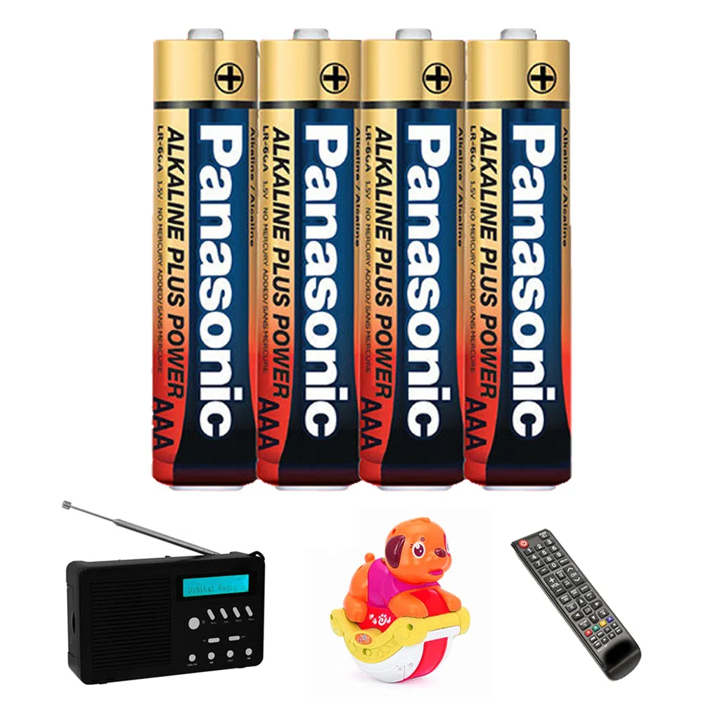 4PC AAA Alkaline Batteries Triple A Battery 1.5V Household Business Long Lasting