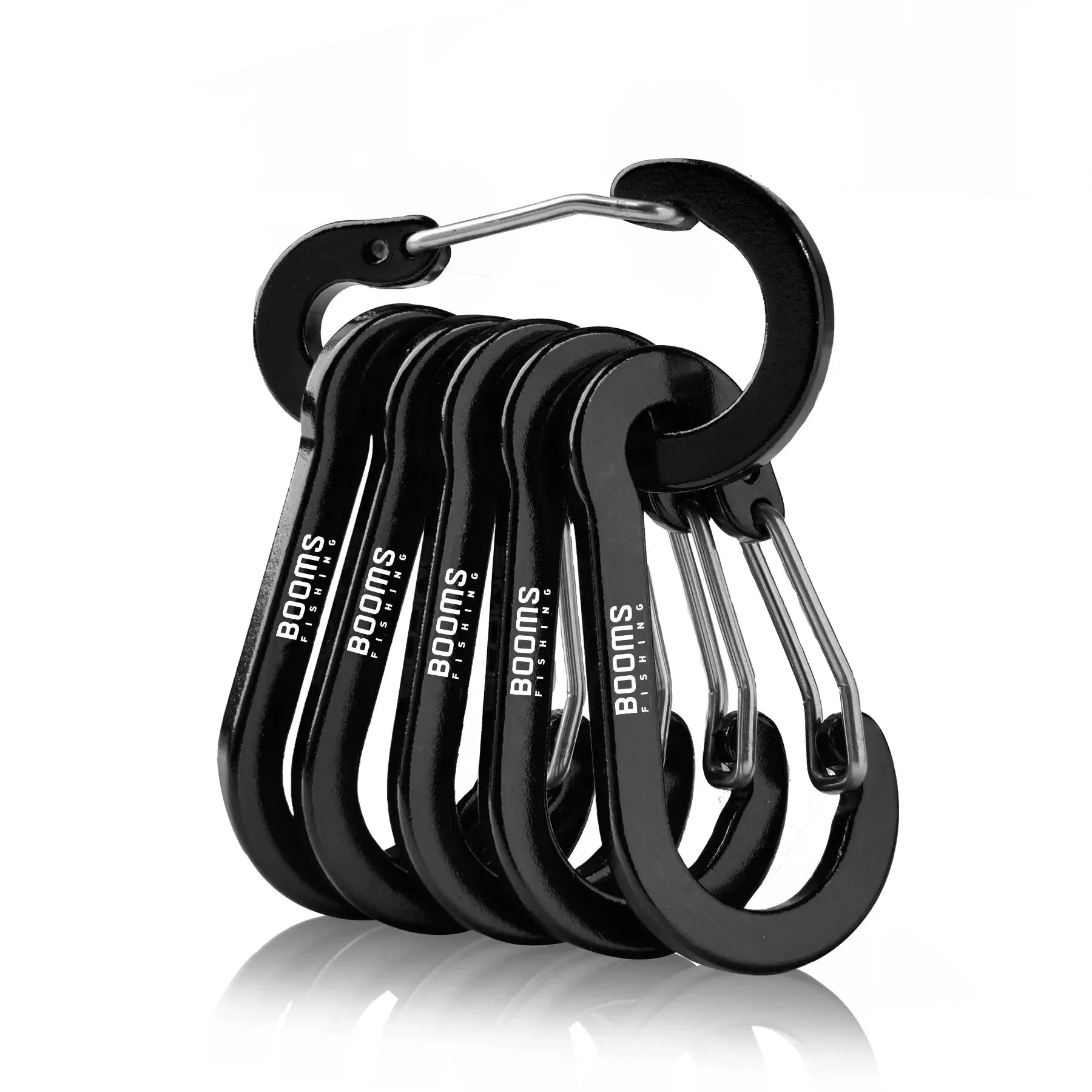 6 Piece Aluminum Carabiner for Camping and Climbing