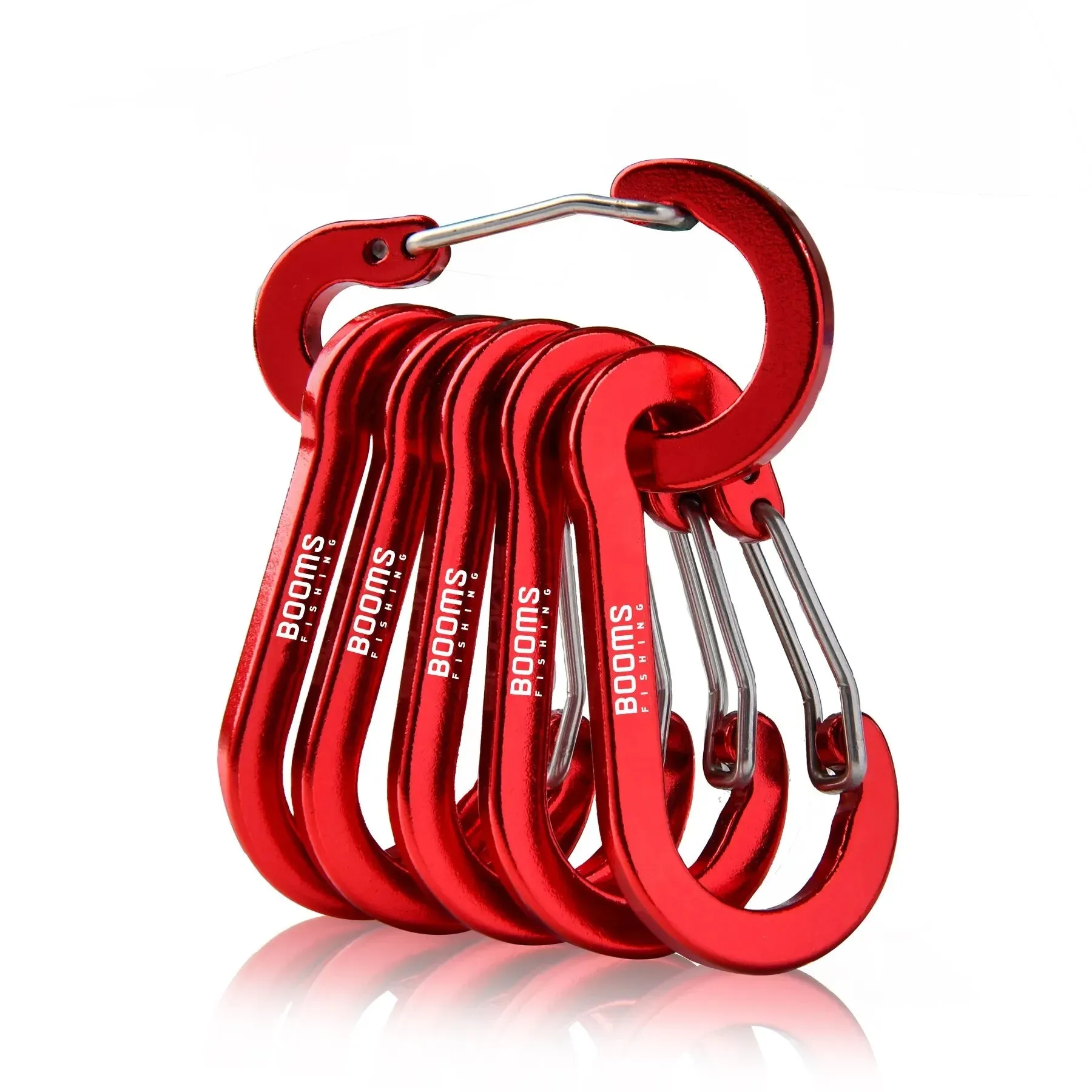 6 Piece Aluminum Carabiner for Camping and Climbing