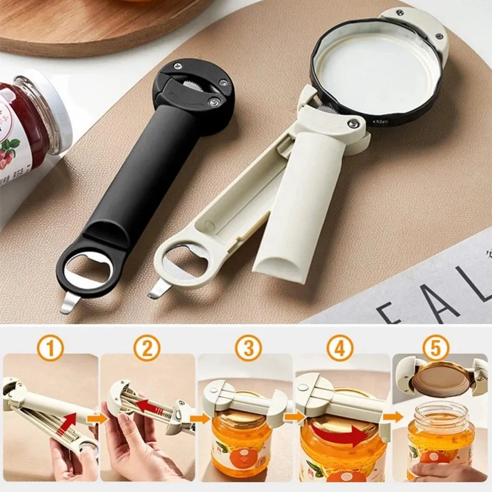 Adjustable Stainless Steel Can/ Bottle lid Opener