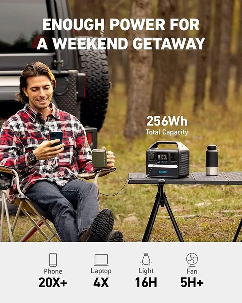 Anker Solar Generator 521 (Powerhouse 256Wh with 100W Solar Panel)