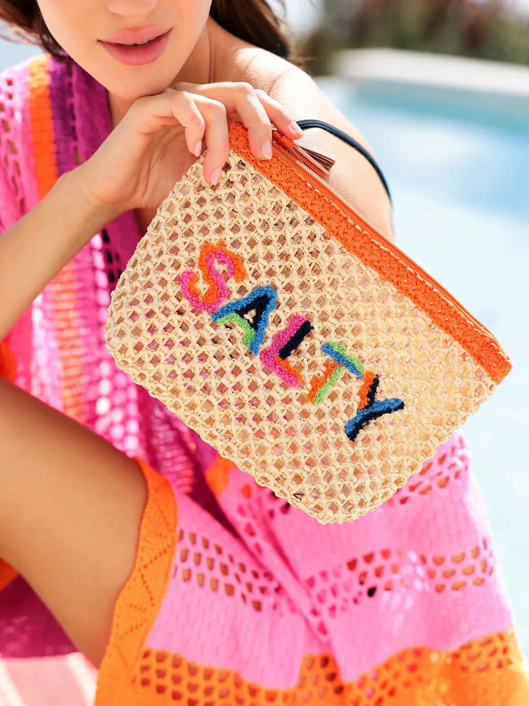 ANTIGUA SALTY ZIP POUCH NATUR