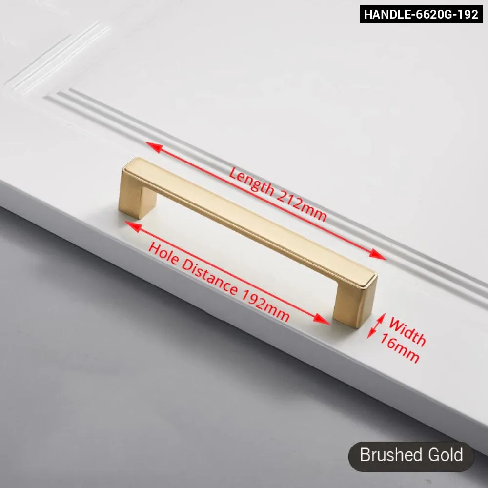 Brushed Gold Cabinet Handle for Kitchen Cupboards