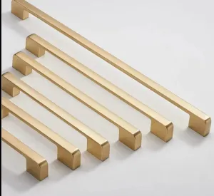 Brushed Gold Cabinet Handle for Kitchen Cupboards