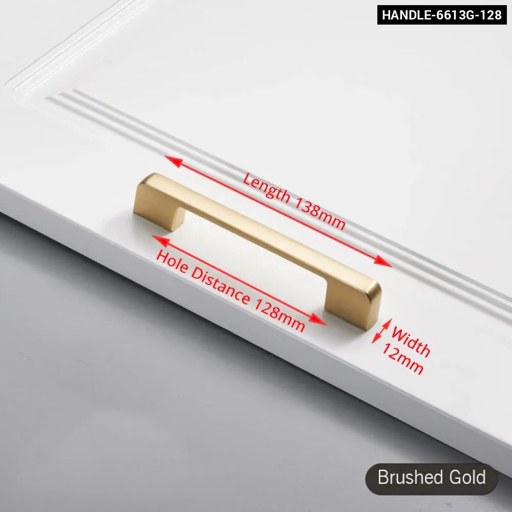 Brushed Gold Cabinet Handle for Kitchen Cupboards