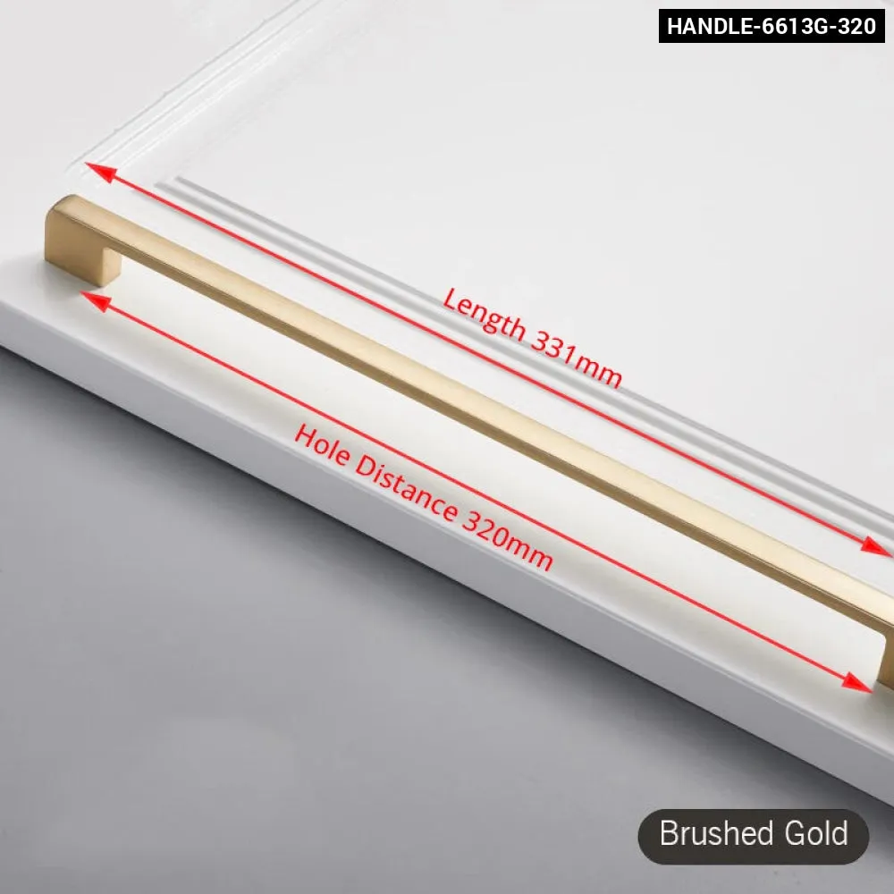 Brushed Gold Cabinet Handle for Kitchen Cupboards