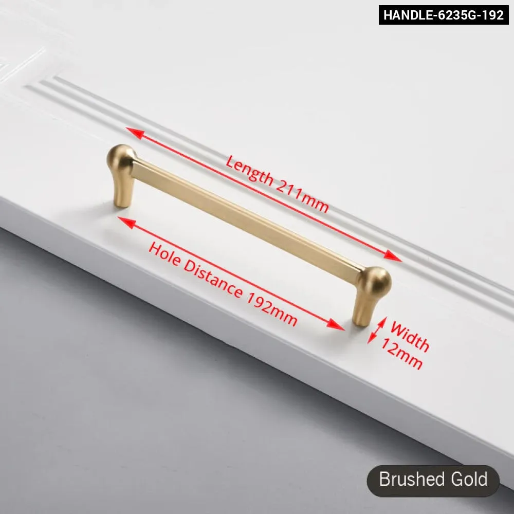 Brushed Gold Cabinet Handle for Kitchen Cupboards