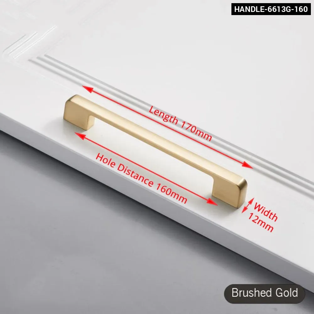 Brushed Gold Cabinet Handle for Kitchen Cupboards
