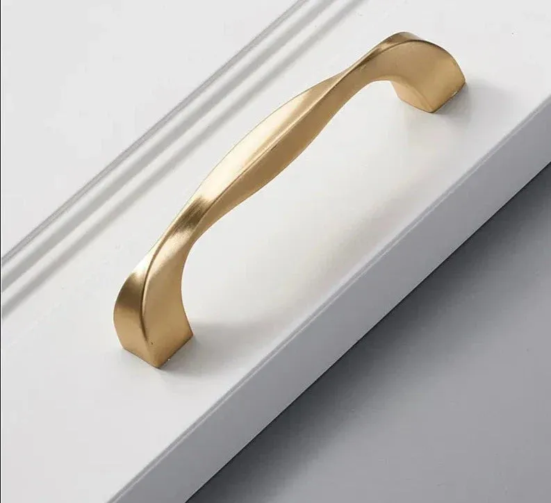 Brushed Gold Cabinet Handle for Kitchen Cupboards