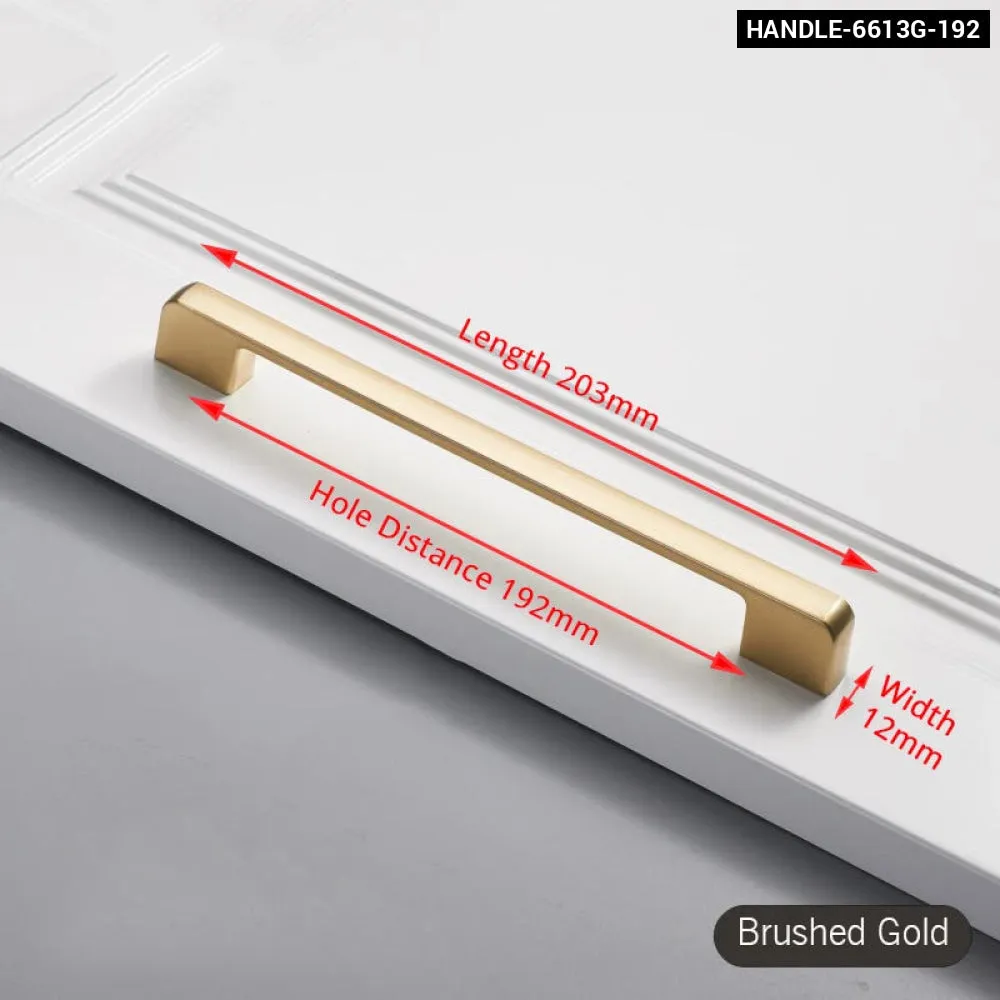 Brushed Gold Cabinet Handle for Kitchen Cupboards