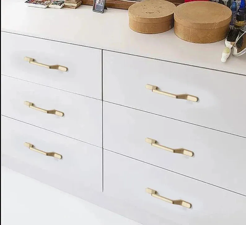 Brushed Gold Cabinet Handle for Kitchen Cupboards