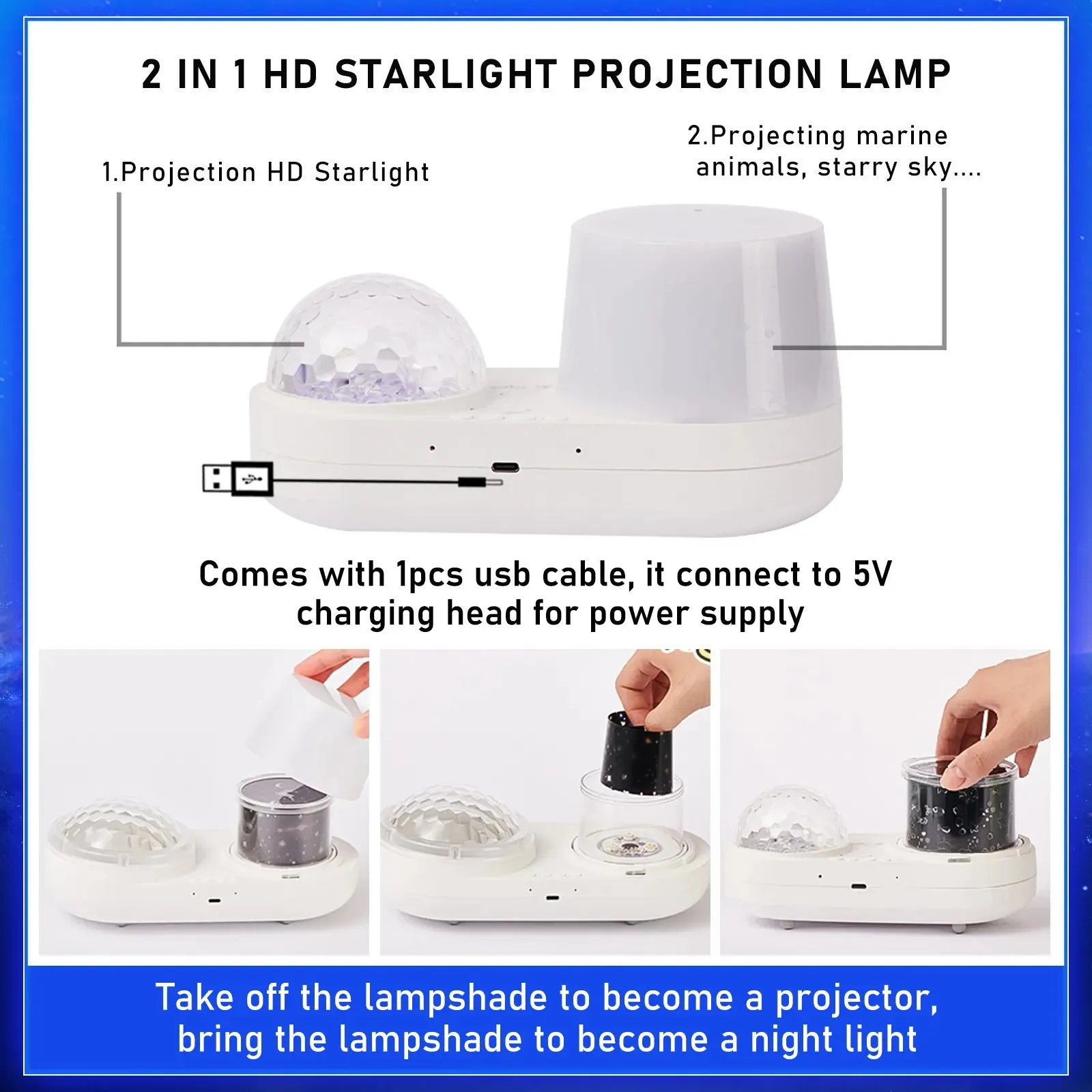 Children's Ocean Light Projector