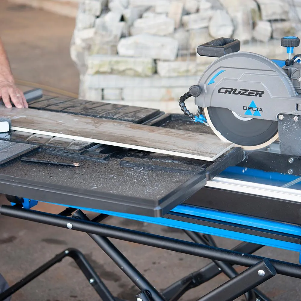 Delta Cruzer 10 in. Wet Tile Saw with Folding Portable Stand