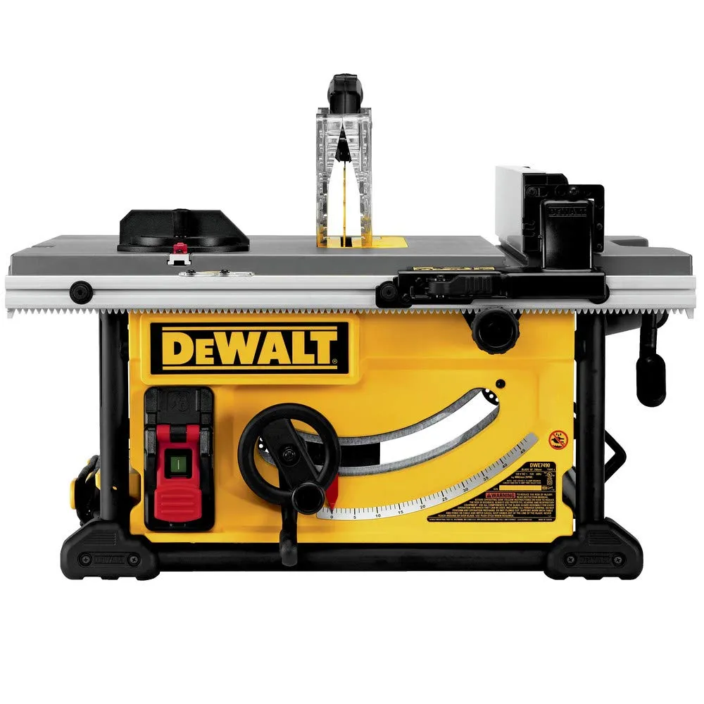 DEWALT 10-Inch Table Saw with Rolling Stand, 32-1/2-Inch Rip Capacity (DWE7491RS)