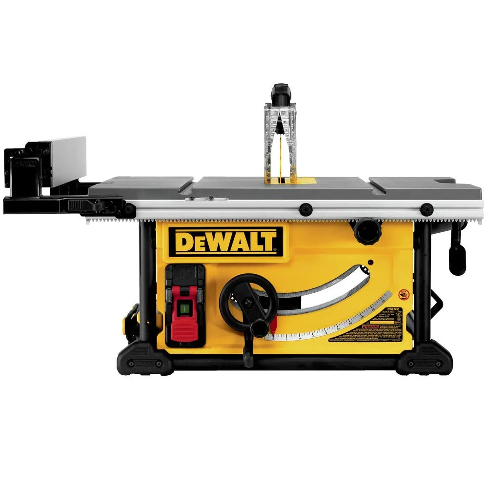 DEWALT 10-Inch Table Saw with Rolling Stand, 32-1/2-Inch Rip Capacity (DWE7491RS)
