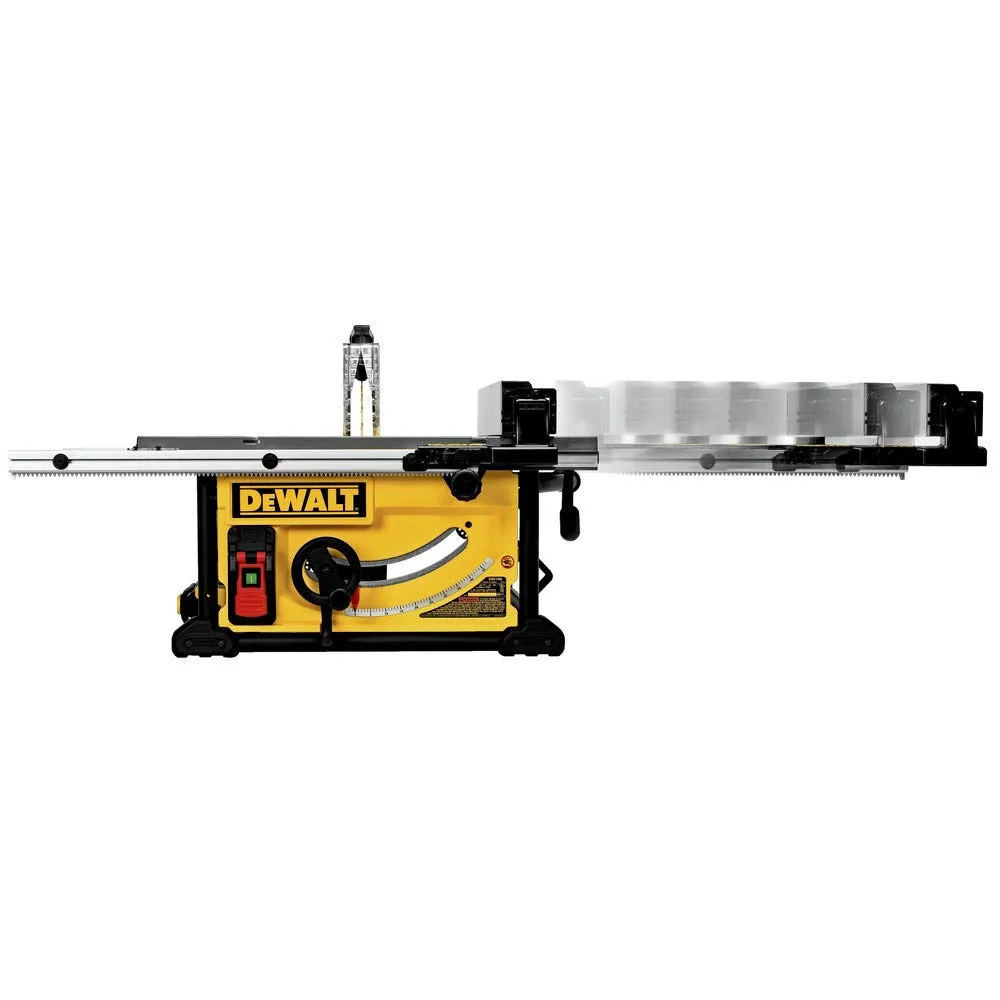DEWALT 10-Inch Table Saw with Rolling Stand, 32-1/2-Inch Rip Capacity (DWE7491RS)