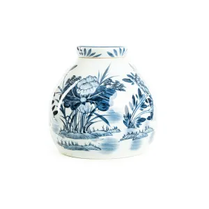 Distressed Stoneware Ginger Jar