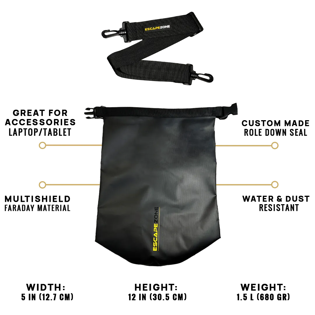 EscapeZone Faraday Dry Bag – 5 Liter