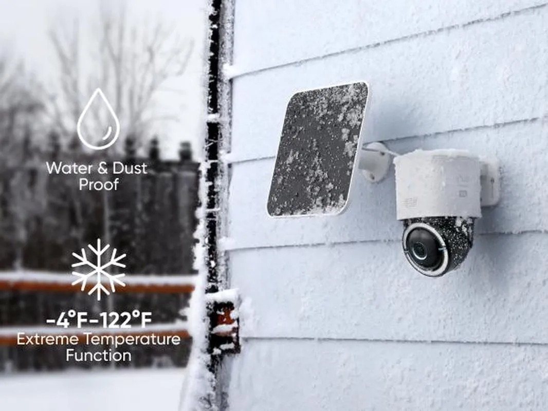 Eufy Security 4G LTE Cam S330, 4K Cellular Solar Security Cameras Wireless Outdoor, Pan and Tilt, 4G and Wi-Fi Duo-Mode, AI Tracking, with SIM Card and 32GB SD Card Colorful Automatic