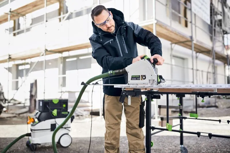 Festool 577422 TS 60 KEB-F-Plus-FS Plunge Cut Track Saw Set with 55 inch Guide Rail