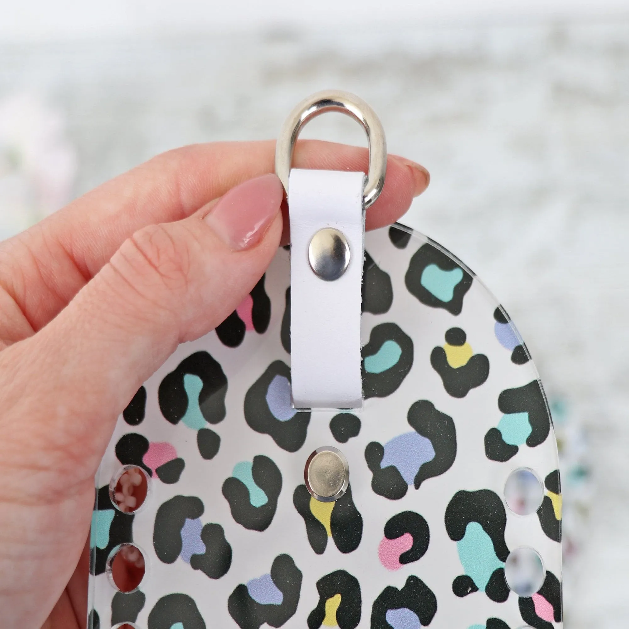 Handmade Acrylic Sides for Bag, 14 colors, 18x10 cm