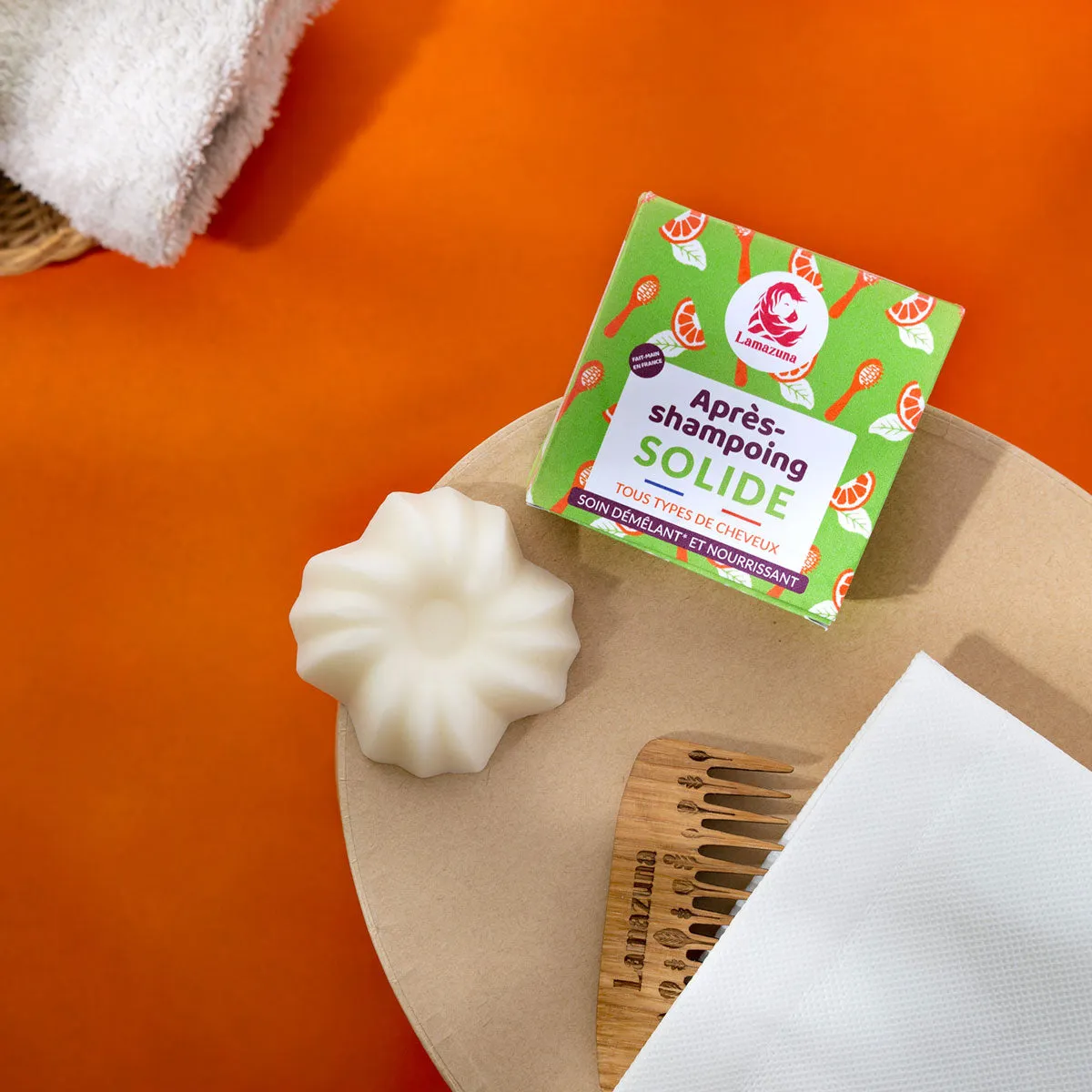 Lamazuna Solid Conditioner Bar - Detangling & Nourishing