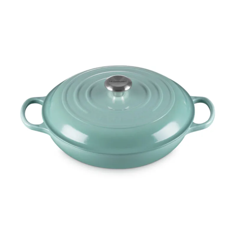 Le Creuset Signature Shallow Casserole Sage 30cm (3.5L)