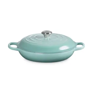 Le Creuset Signature Shallow Casserole Sage 30cm (3.5L)