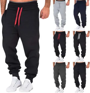 Mens Sweatpants with Pockets Sweatpants for Men Cargo Pants Fleece Joggers Elastic Waist Baggy Drawstring Trousers Mens Sweatpants with Pockets Sweatpants for Men Cargo Pants Fleece Joggers Elastic Waist Baggy Drawstring Trousers