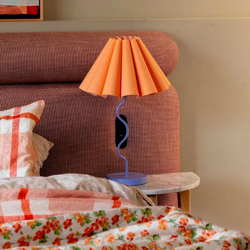 Paola & Joy | Cora Table Lamp - Peach/Purple