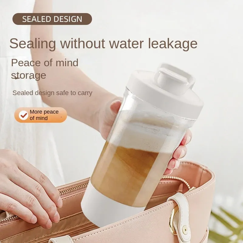 Portable USB Rechargeable Shaker Cup for Protein Shakes Meal Replacement Shakes Self-Stirring Mixing Cup