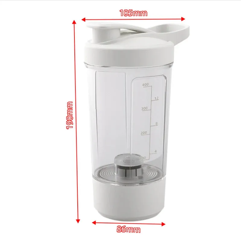 Portable USB Rechargeable Shaker Cup for Protein Shakes Meal Replacement Shakes Self-Stirring Mixing Cup