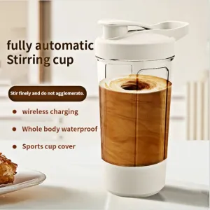 Portable USB Rechargeable Shaker Cup for Protein Shakes Meal Replacement Shakes Self-Stirring Mixing Cup