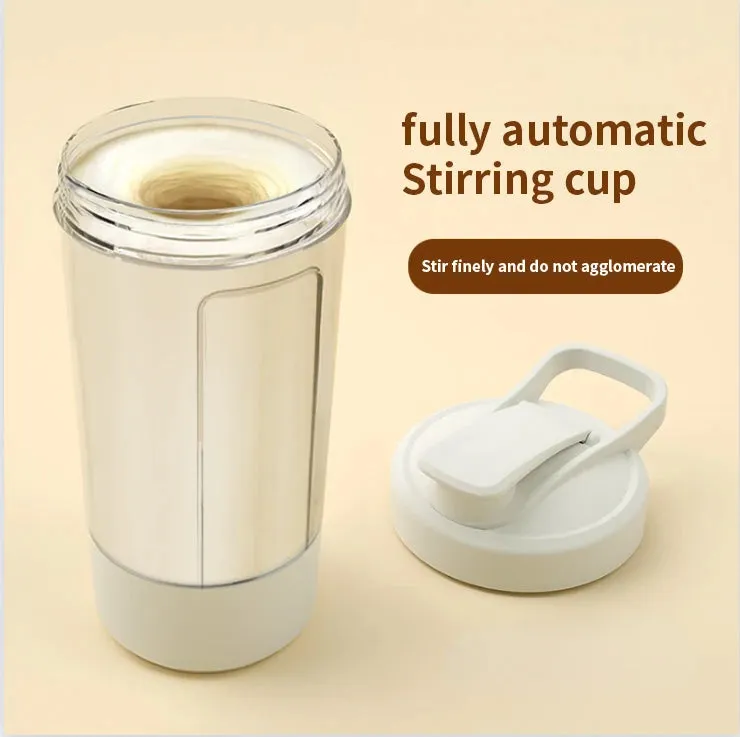 Portable USB Rechargeable Shaker Cup for Protein Shakes Meal Replacement Shakes Self-Stirring Mixing Cup