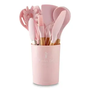 Silicone Kitchen Utensils Set with Box