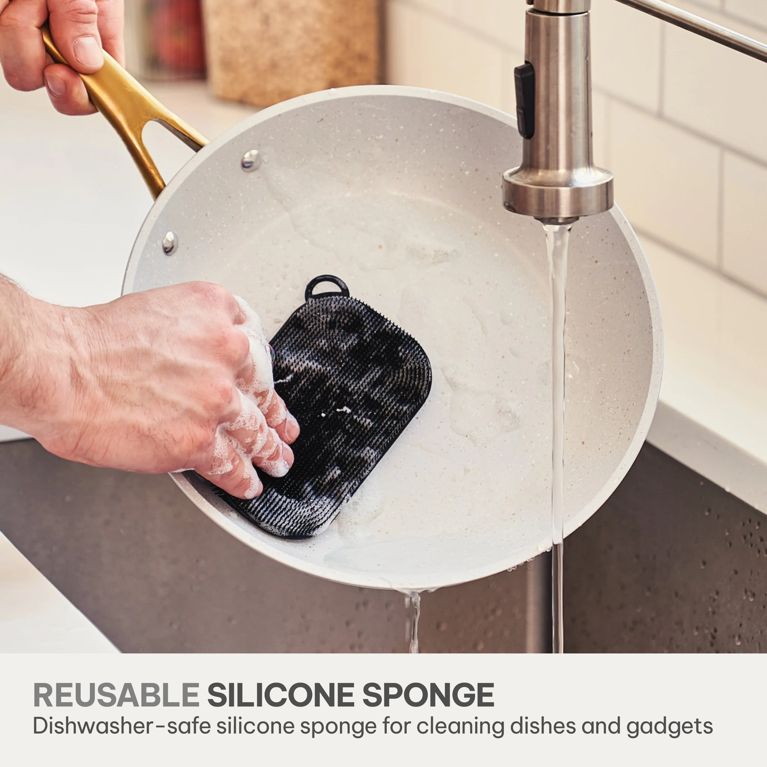 Thyme & Table 12- Piece Silicone Cooking Utensil Set, Black