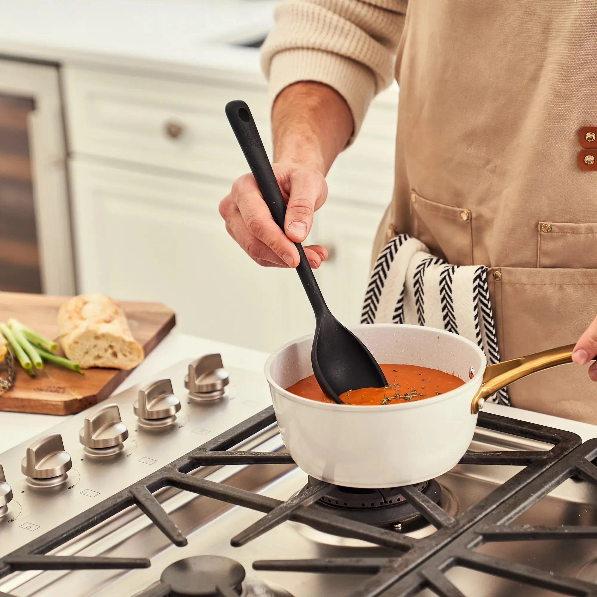 Thyme & Table 12- Piece Silicone Cooking Utensil Set, Black