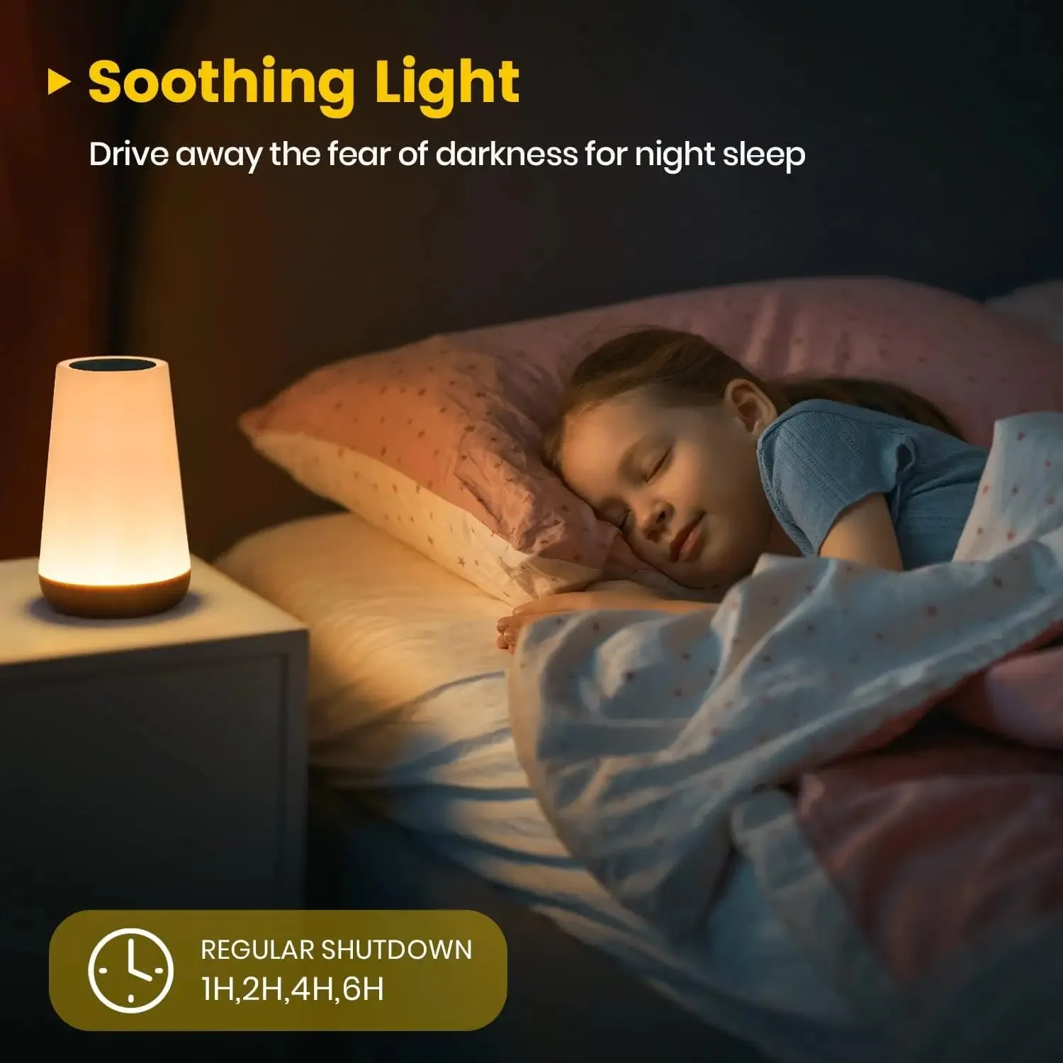Touch Control LED Bedside Lamp