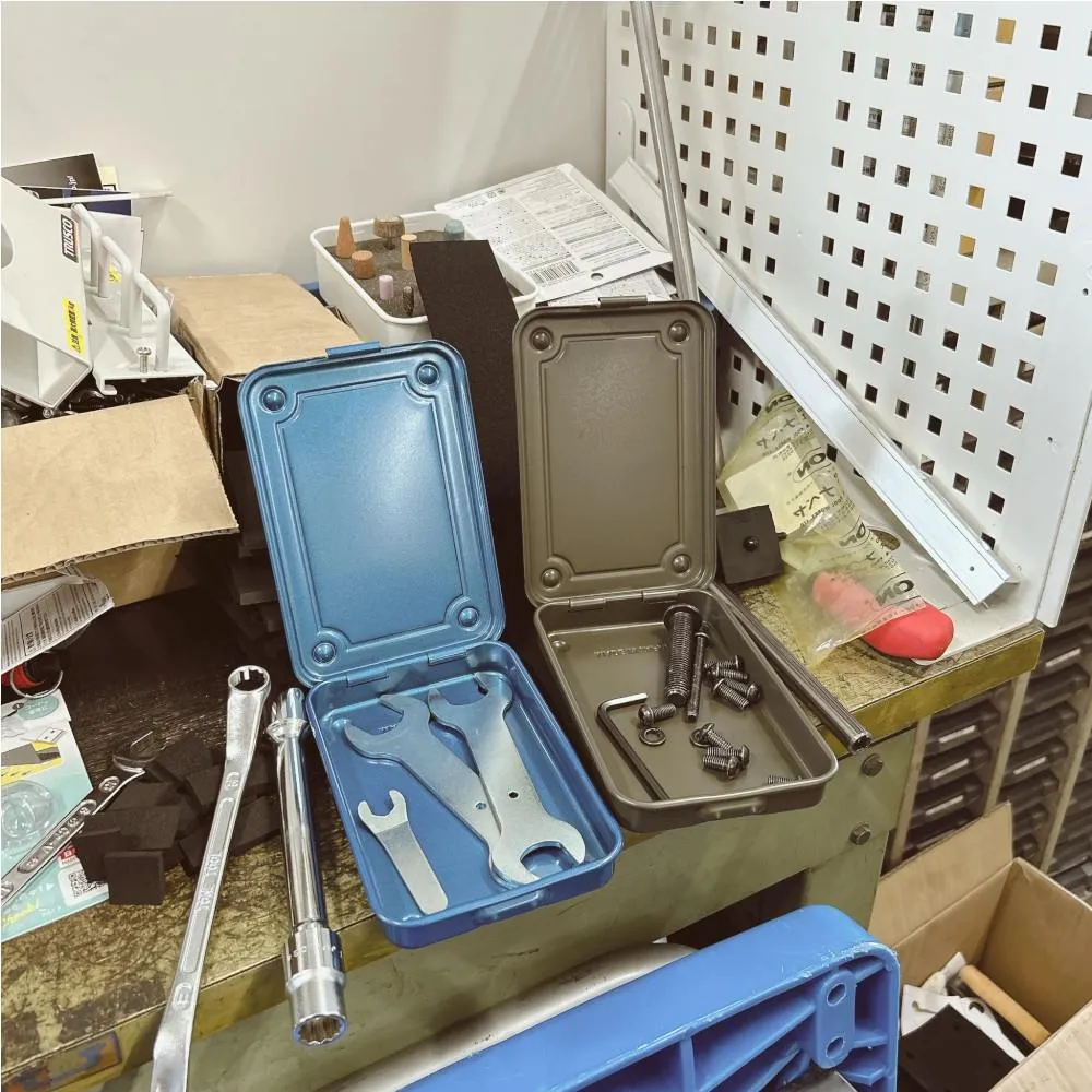 Toyo Steel Trunk Shape Toolbox T-152 White