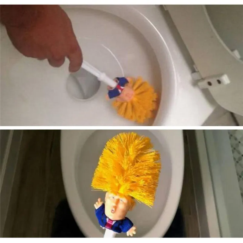 TRUMP TOILET BRUSH "Make Toilet Great Again"