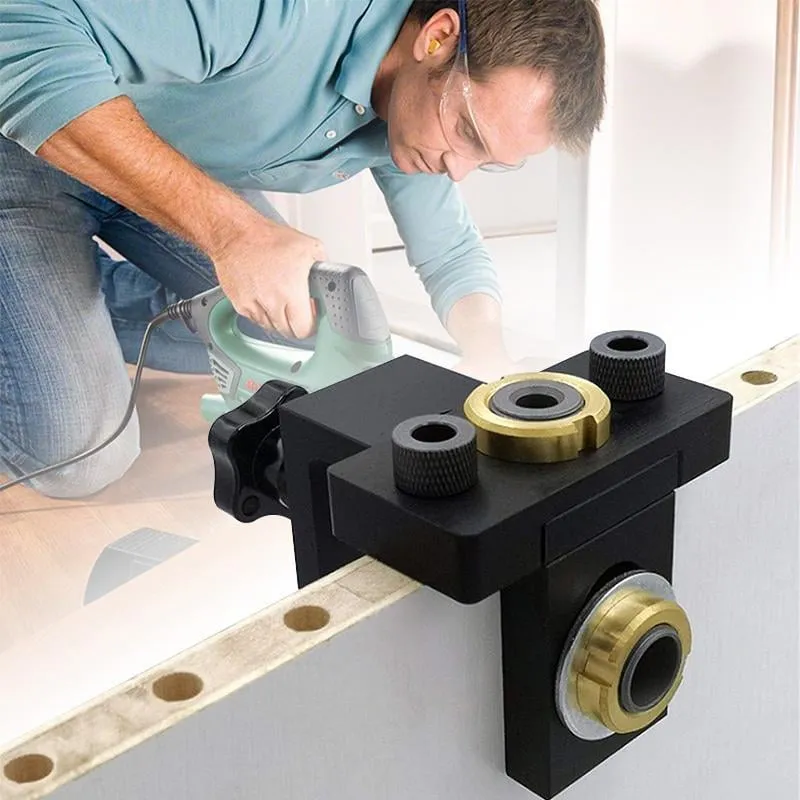 Useful Tools Hot Sale3 in 1 Adjustable Woodworking Drilling Locator Puncher Tools
