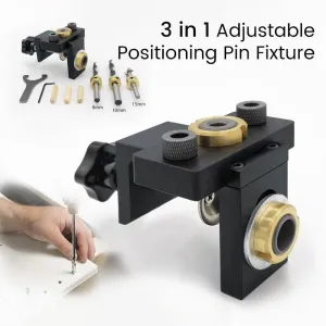 Useful Tools Hot Sale3 in 1 Adjustable Woodworking Drilling Locator Puncher Tools