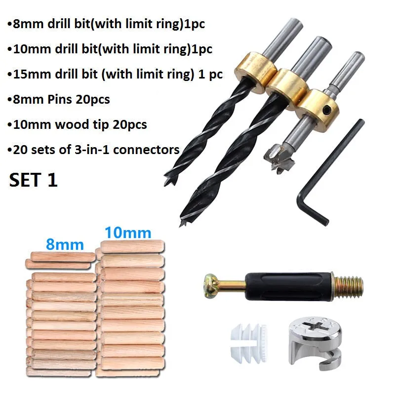Useful Tools Hot Sale3 in 1 Adjustable Woodworking Drilling Locator Puncher Tools